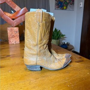 Vintage Tony Lama Cowboy Boots Sz 6.5 A